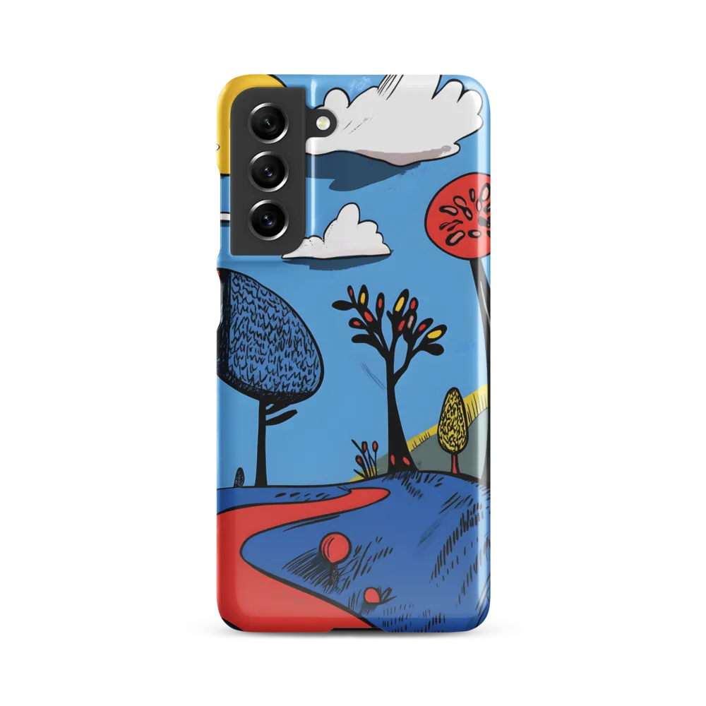 Whimsical Pathways Through a Colorful Landscape