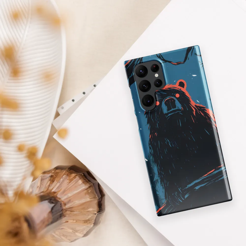 Eerie Majesty: A Bear in the Night