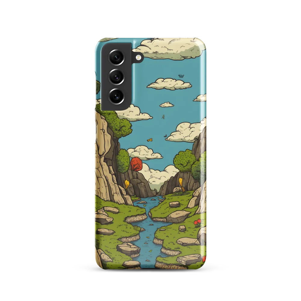 Whimsical Serenity: A Canyon Landscape