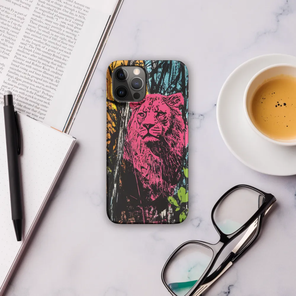 Fierce Vibrance: The Pink Lion