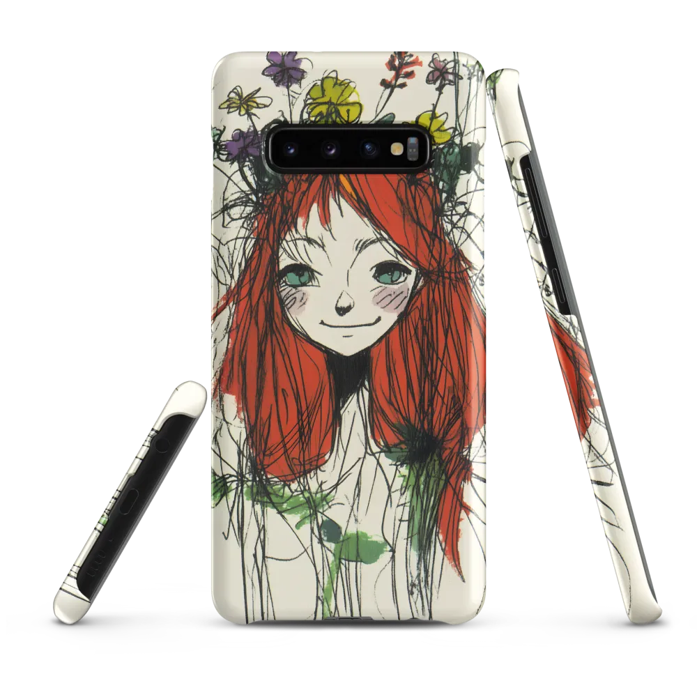 Whimsical Floral Portrait