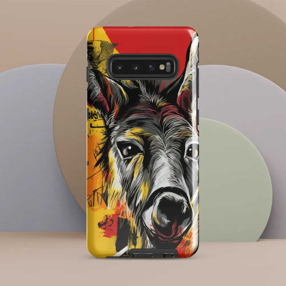 Playful Kangaroo Unleashed | Phone Case |  S10 Plus | Tough Case | Glossy