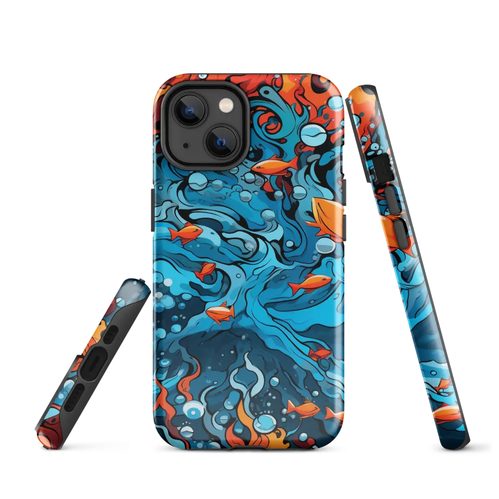 Fluid Harmony: Ocean and Flames