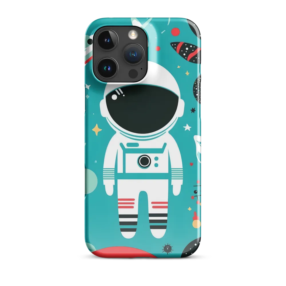 Whimsical Astronaut in Cosmic Wonderland
