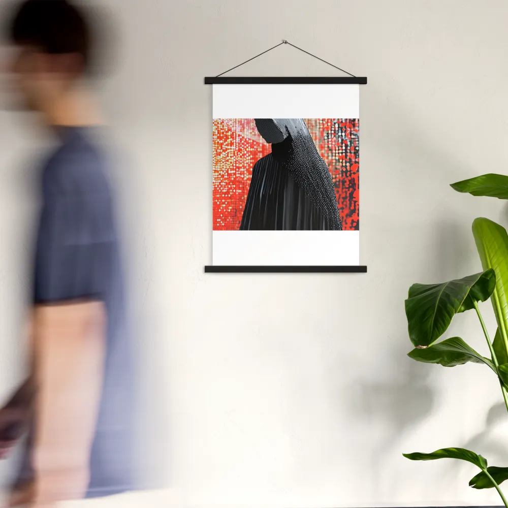 Veil of Modernity | Poster With Black Wood Hanger | 18″×24″
