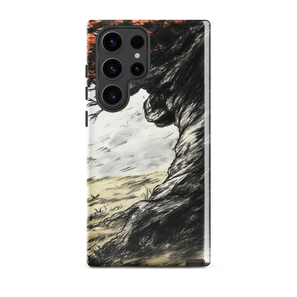 Whispers of Solitude | Phone Case |  S23 Ultra | Tough Case | Glossy