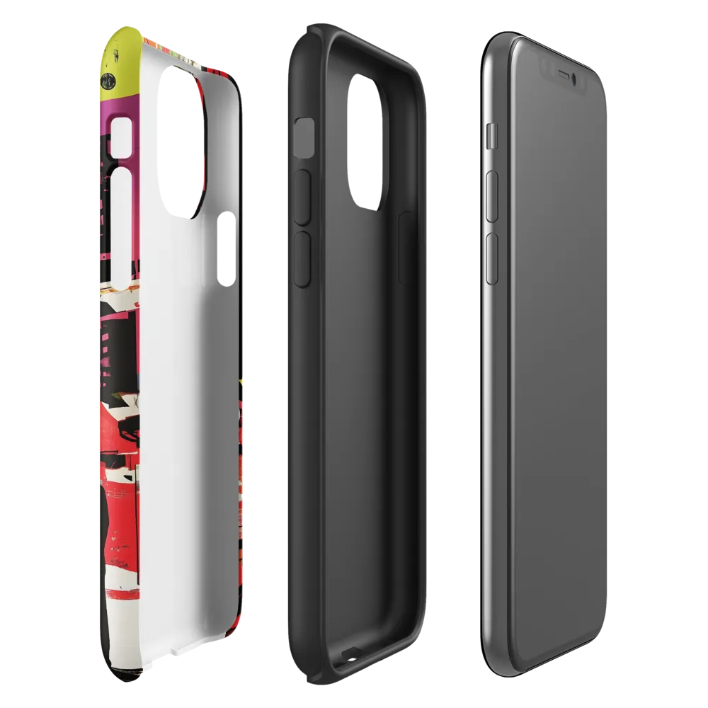 Urban Echoes: A Futuristic Reverie | Phone Case |  11 Pro | Tough Case | Glossy