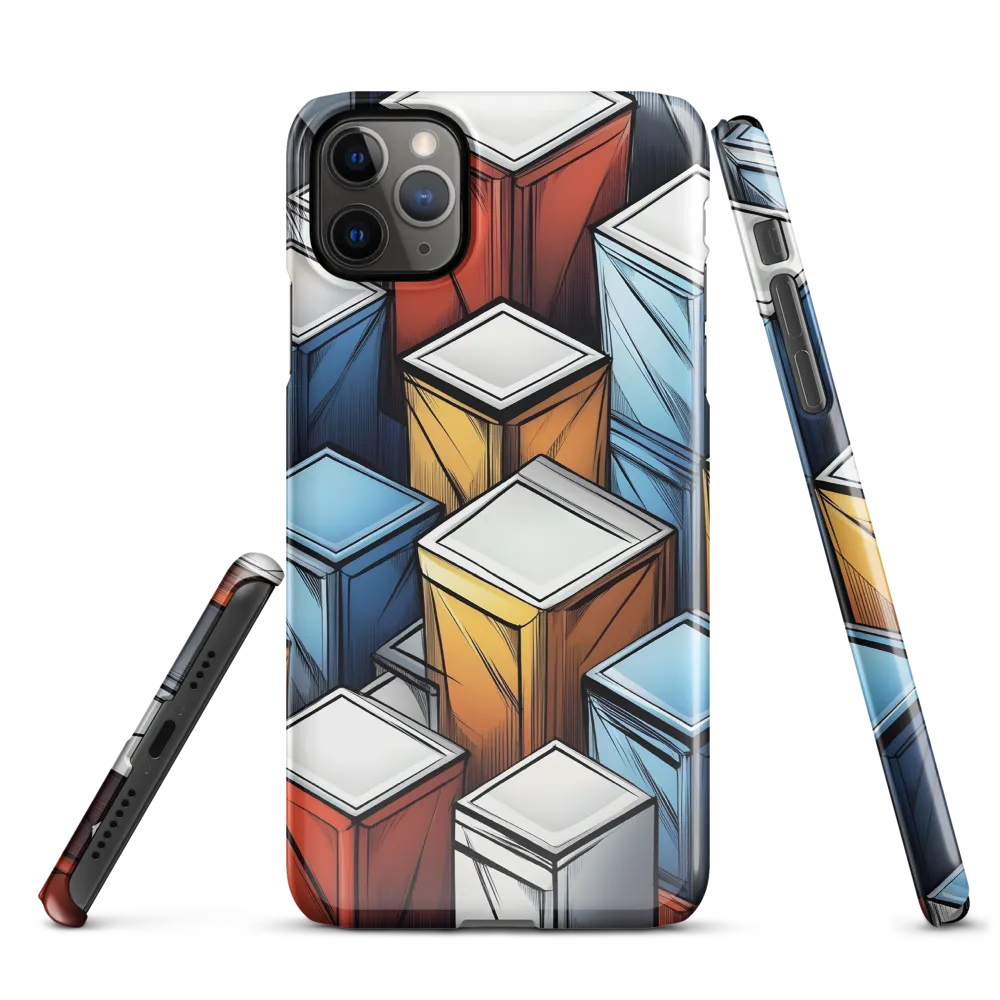 Geometry of Colorful Containers | Phone Case |  11 Pro Max | Snap Case | Glossy