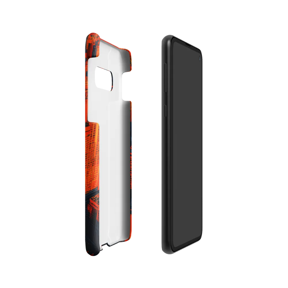 Urban Dawn: A Digital Ode to Skyscrapers | Phone Case |  S10e | Snap Case | Matte