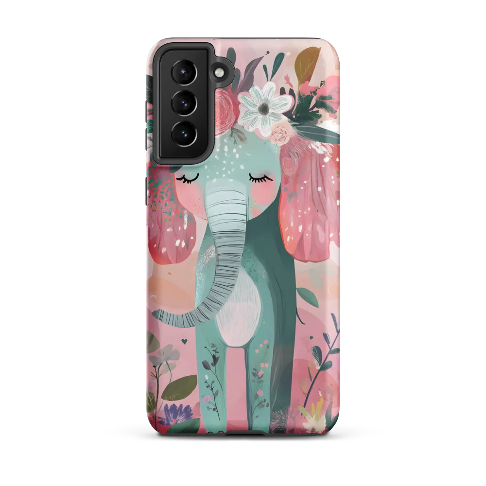 Whimsical Elephant in Bloom