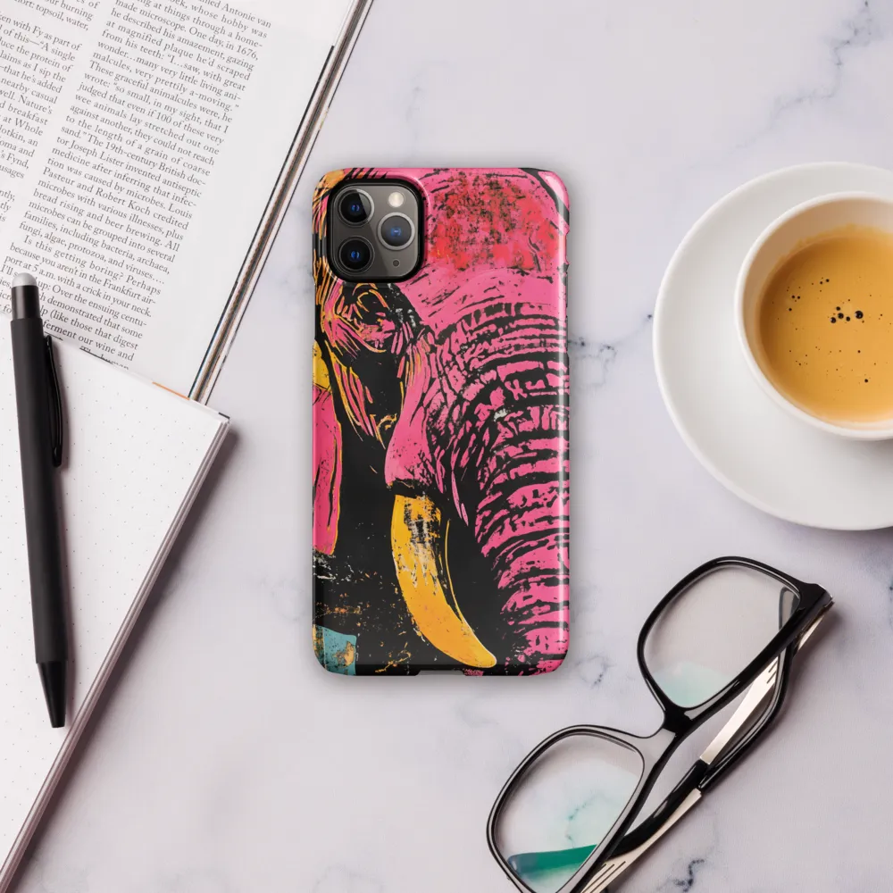 Bold Encounter: The Vibrant Elephant | Phone Case |  11 Pro Max | Snap Case | Glossy