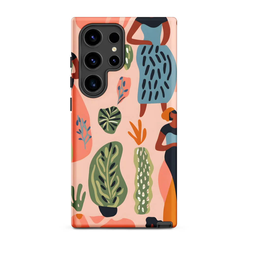 Harmony of Nature and Femininity | Phone Case |  S24 Ultra | Tough Case | Matte
