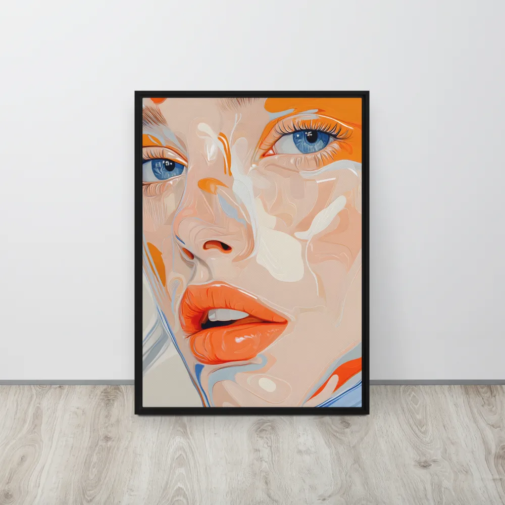 Ethereal Expressions | Canvas with Black Frame | 20″×28″