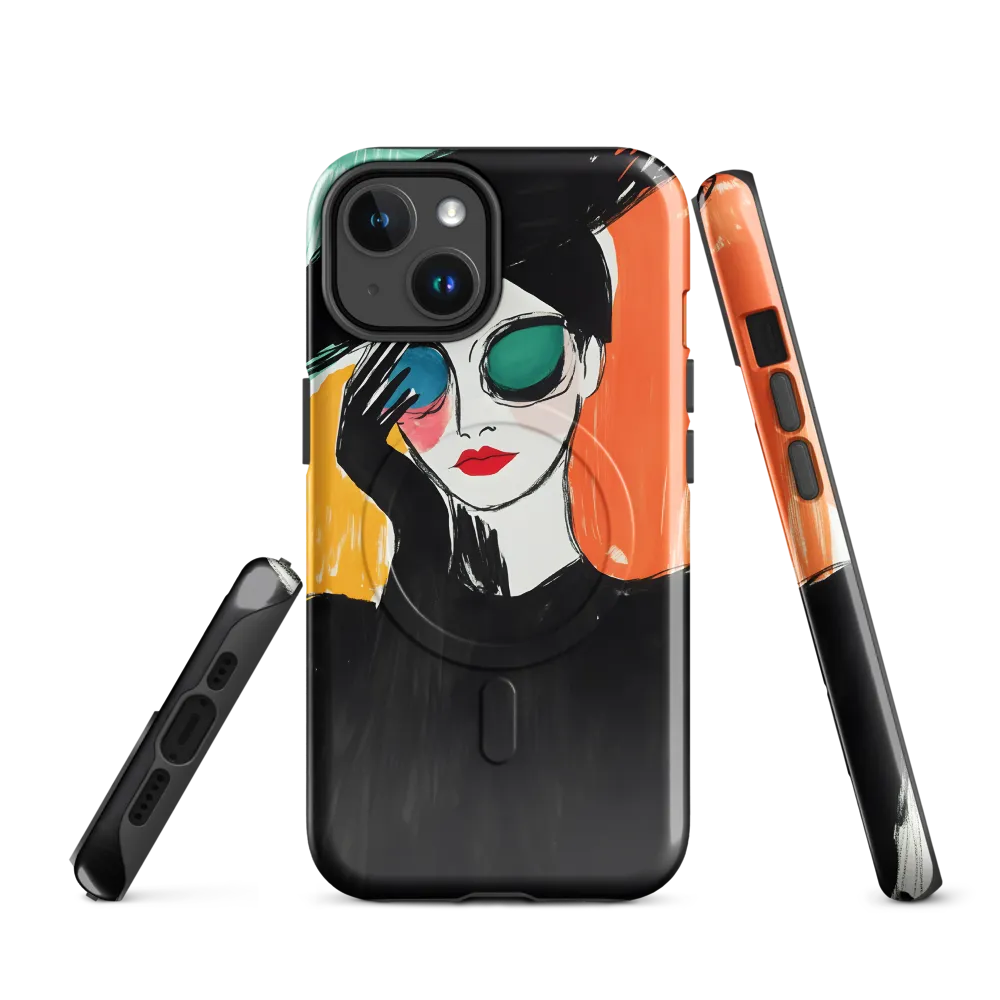 Elegance in Shadows | Phone Case |  14 | MagSafe® Tough Case | Glossy