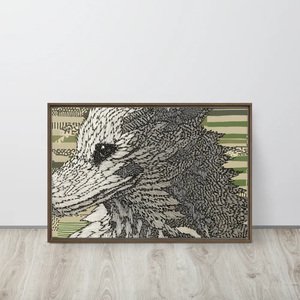 Reflections of the Forest | Canvas with Brown Frame | 20″×30″