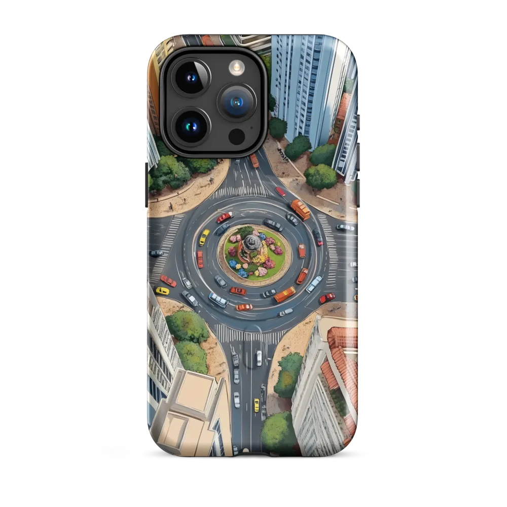 Urban Symphony: Aerial Vision of City Life