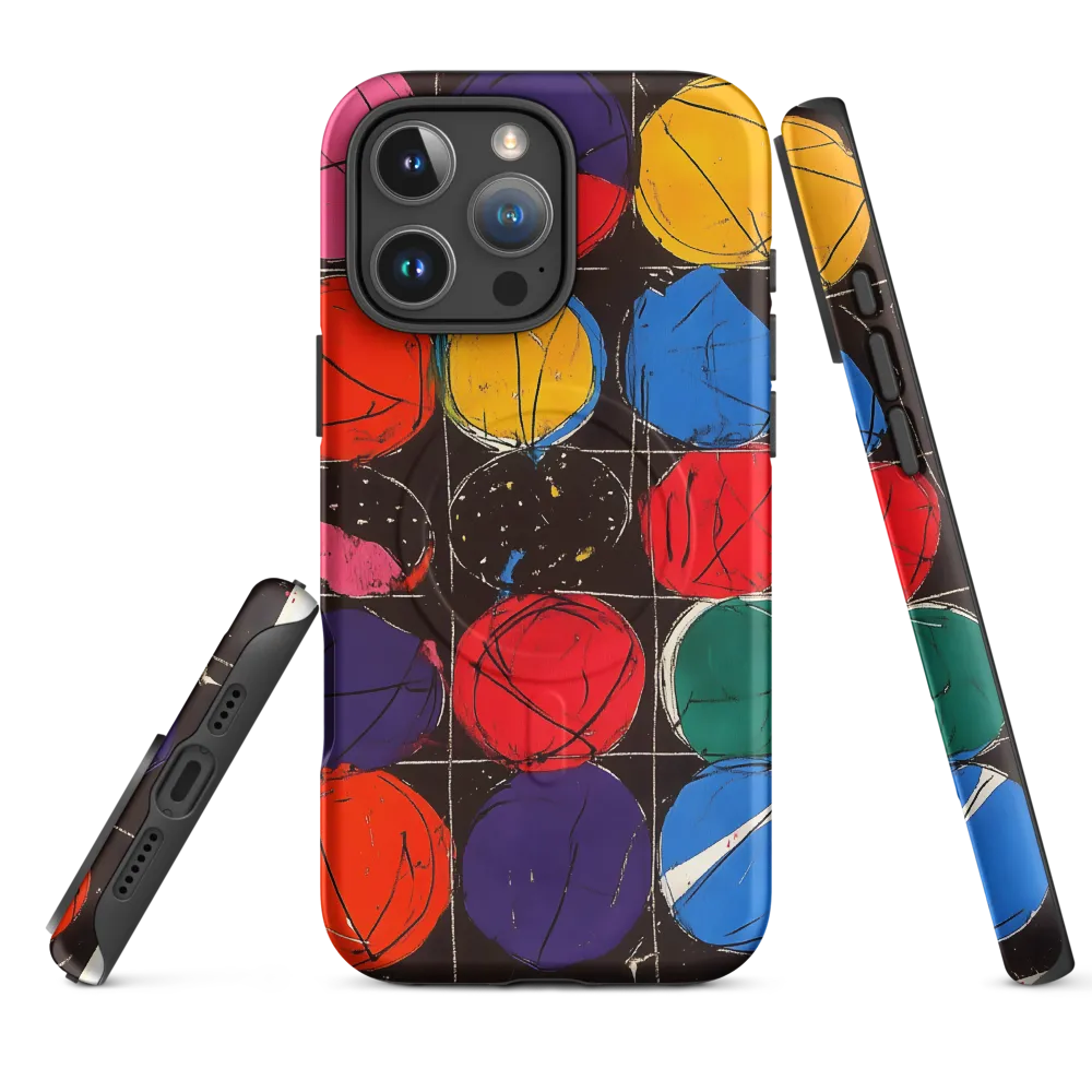 Colorful Circles in Abstract Harmony