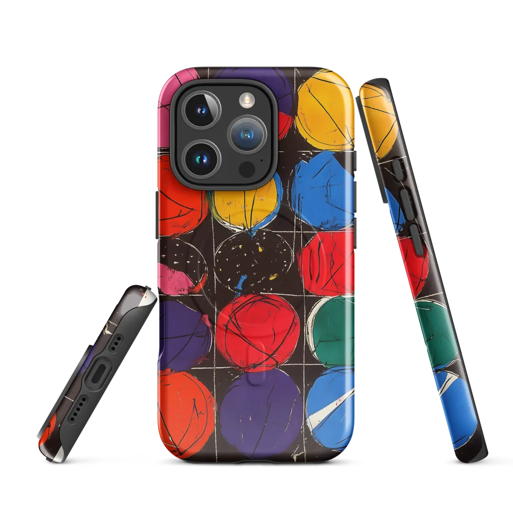 Colorful Circles in Abstract Harmony