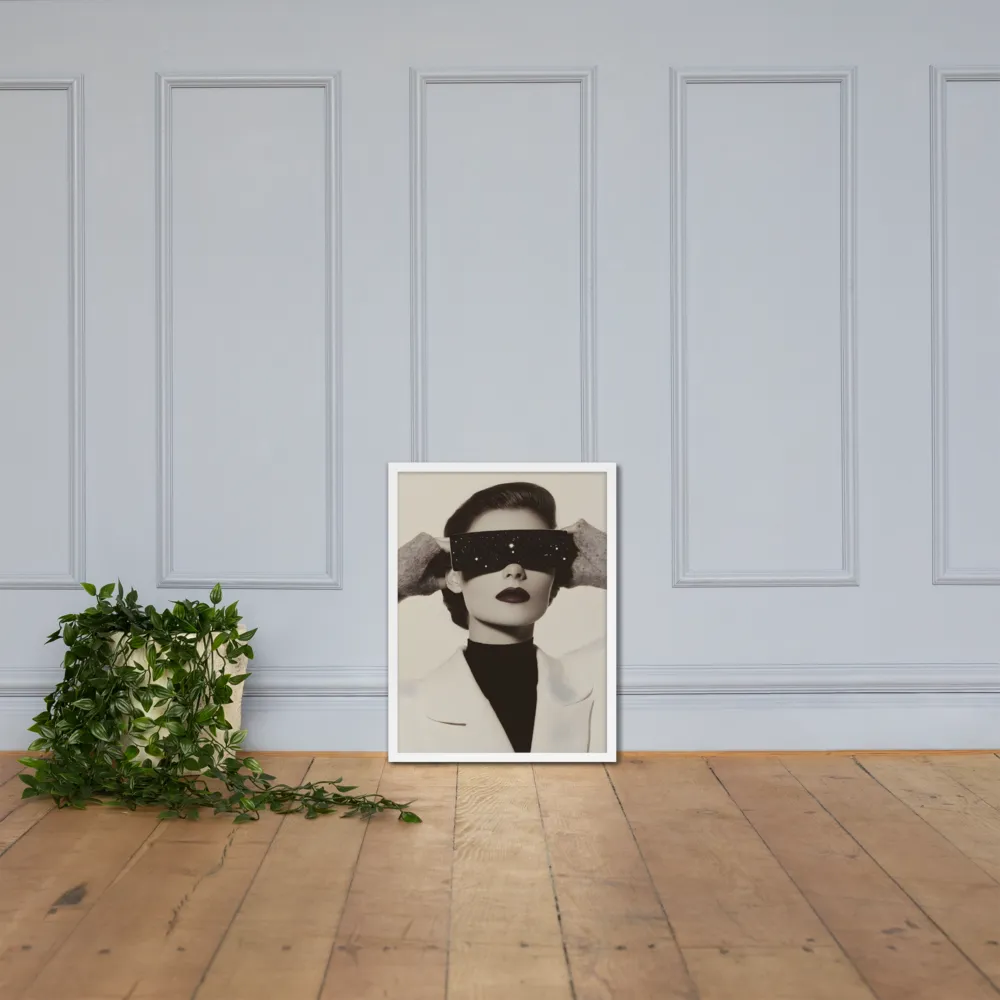 Celestial Elegance | Poster with White Frame | 18″×24″