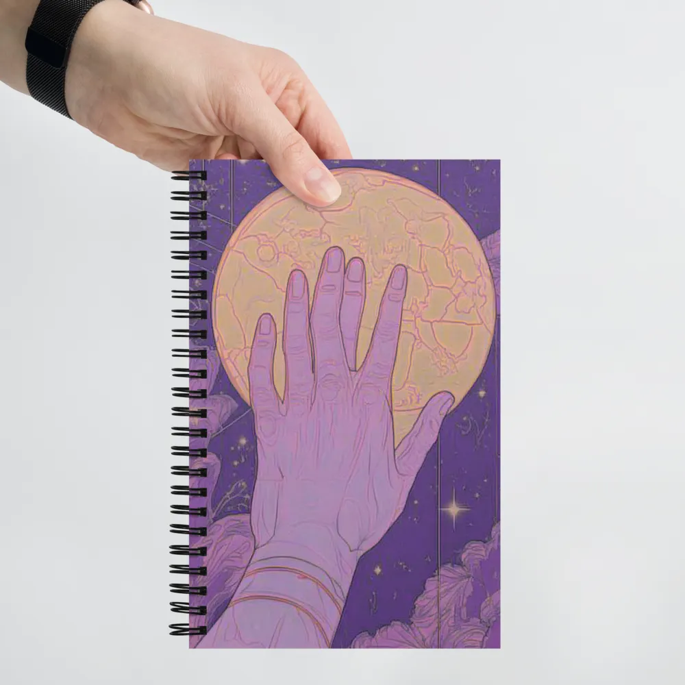 Reaching for the Moon | Spiral Notebook