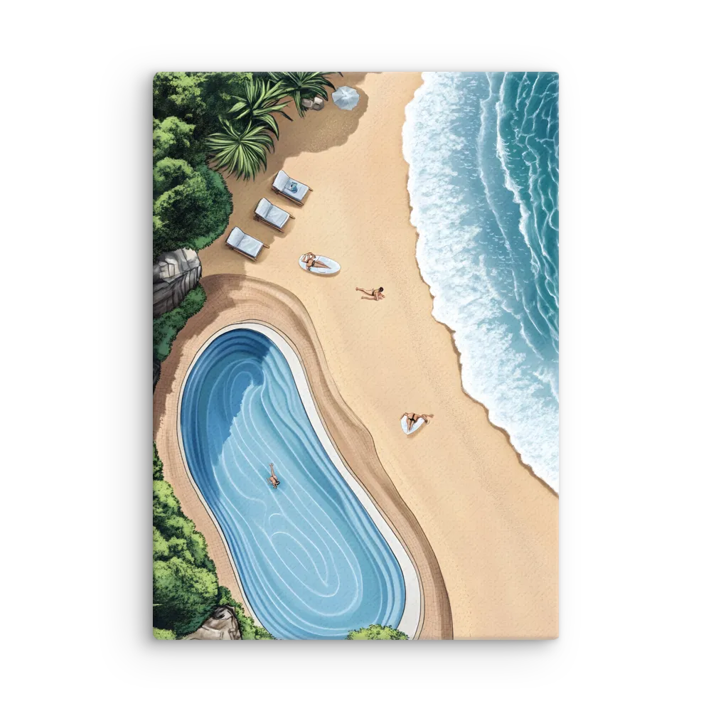 Serenity by the Shore | Thin Canvas | 20″×28″