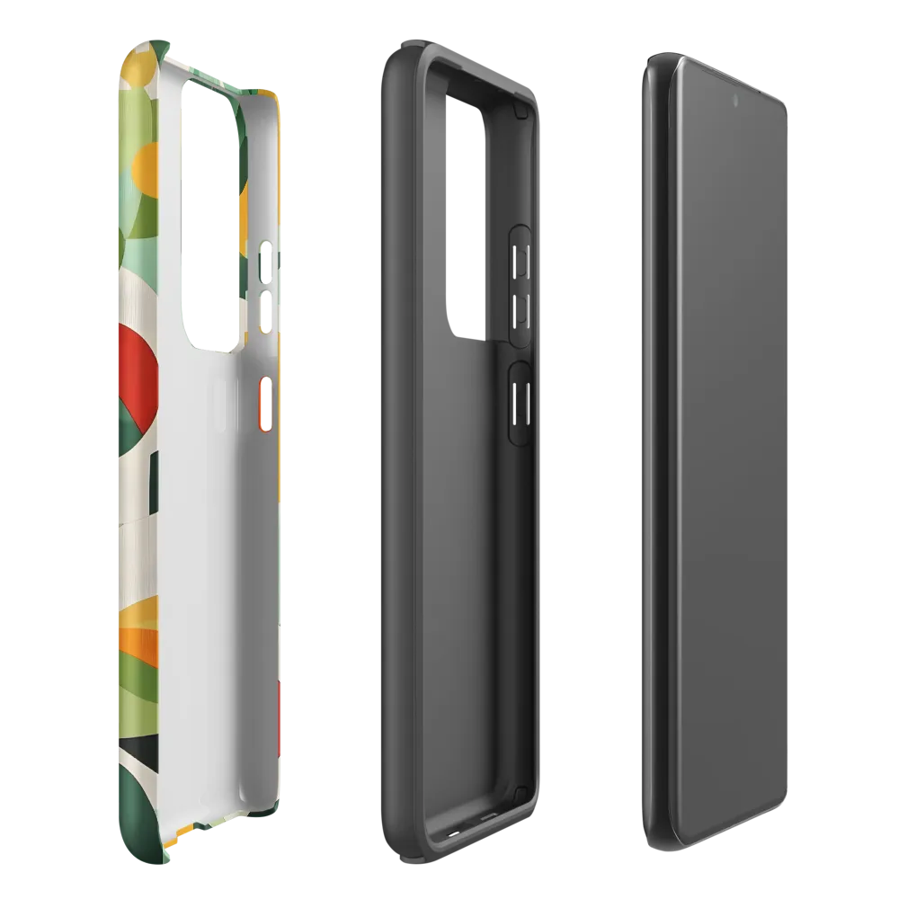 Harmony in Shapes: A Playful Abstract Design | Phone Case |  S21 Ultra | Tough Case | Matte