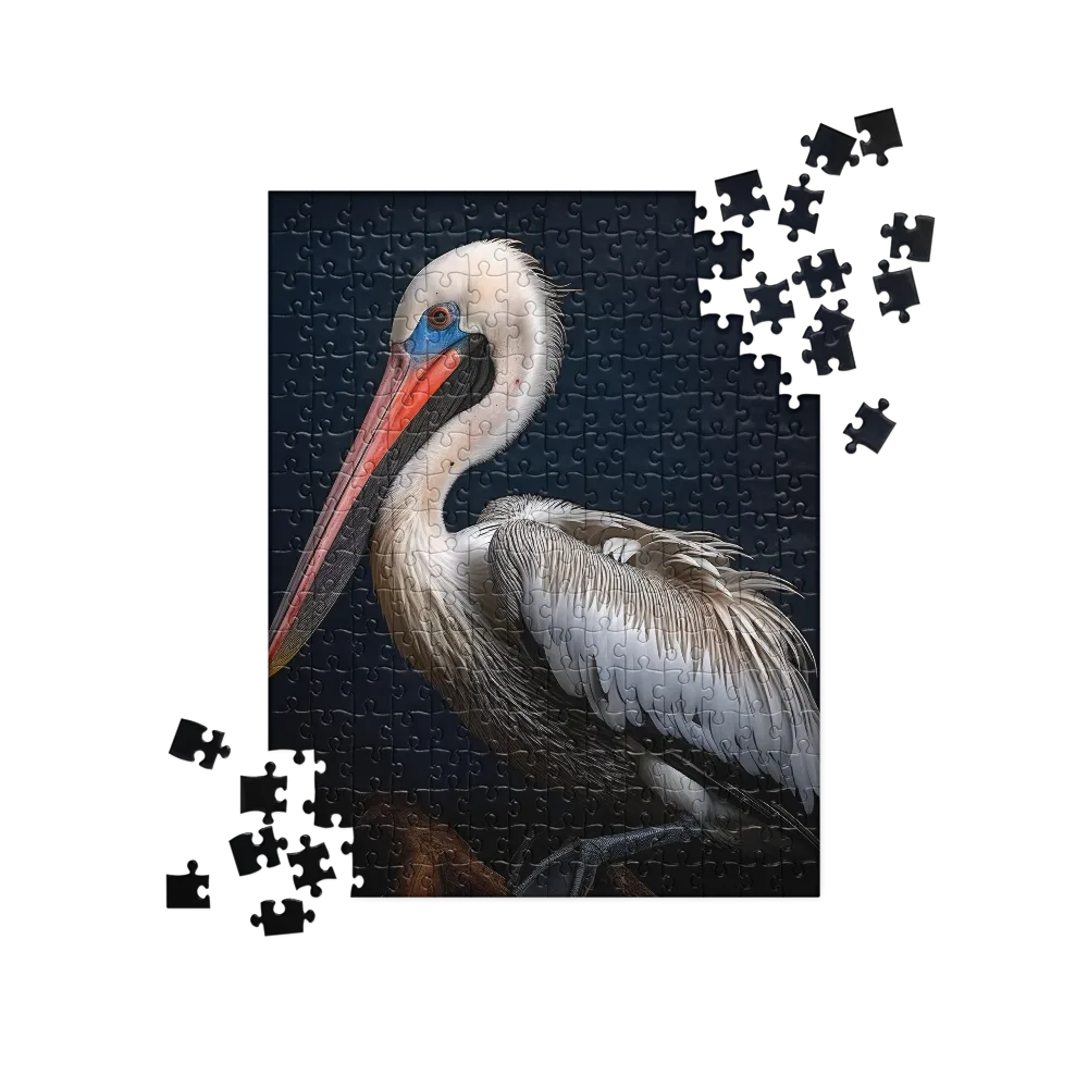 Majestic Pelican Portrait | Jigsaw Puzzle | 252/520 pieces