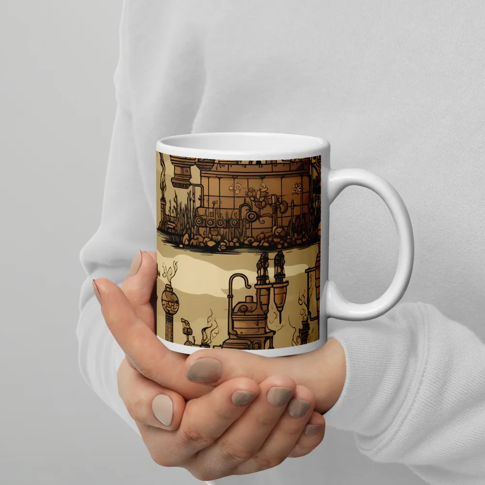 Whimsical Industrial Landscape | Mugs | Multiple Sizes & Colors