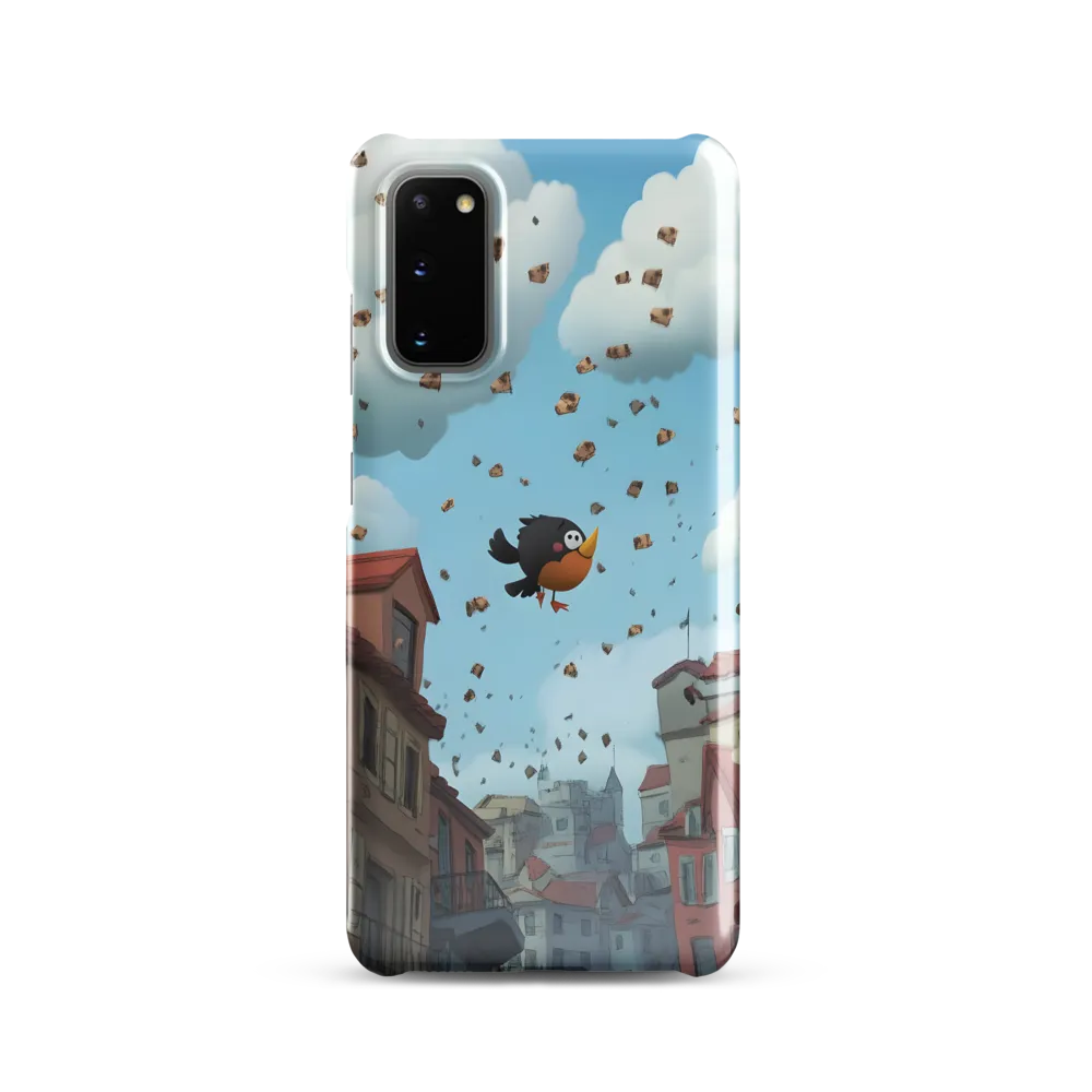 A Whimsical Flight Through Bread and Sky