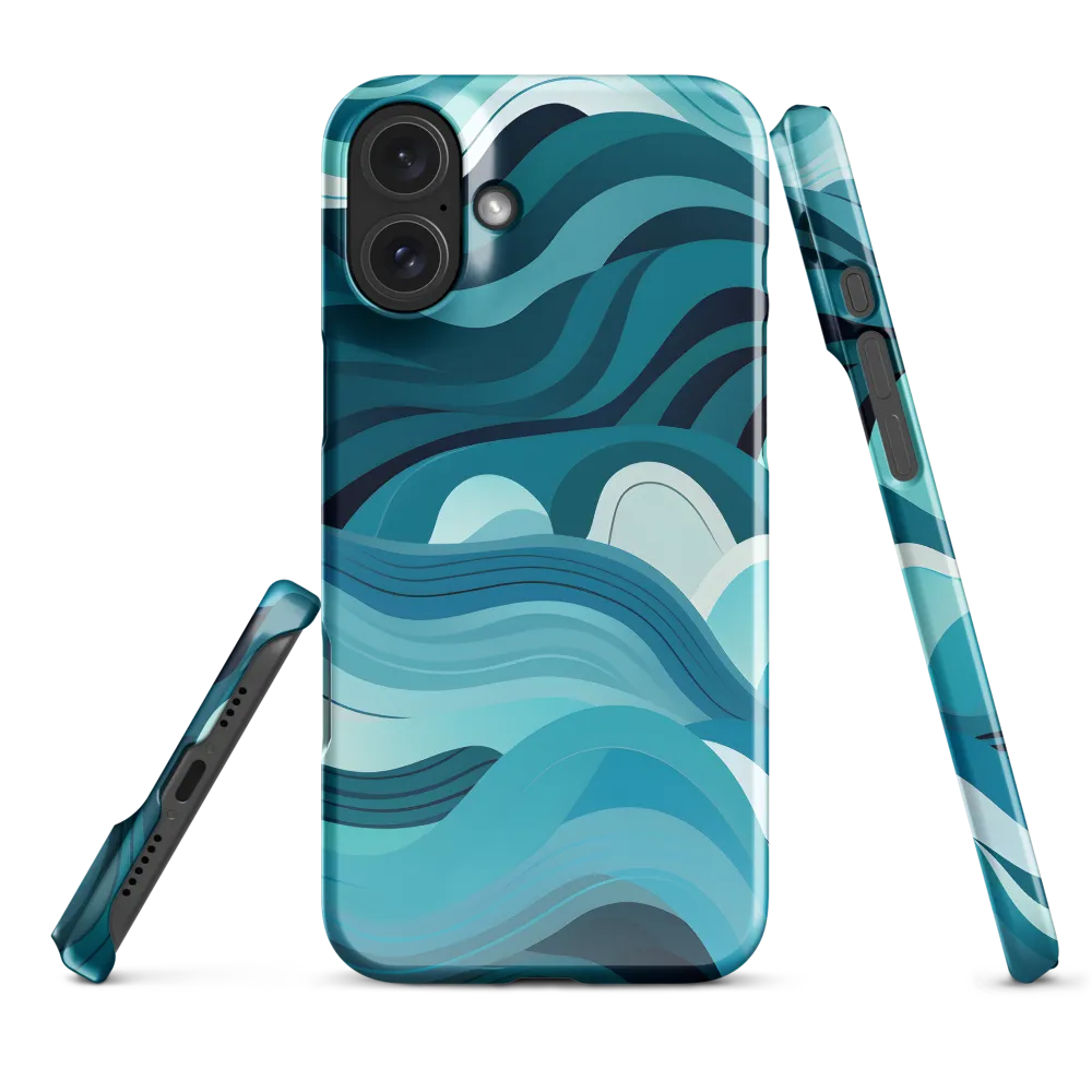 Ebb and Flow | Phone Case |  16 Plus | Snap Case | Glossy