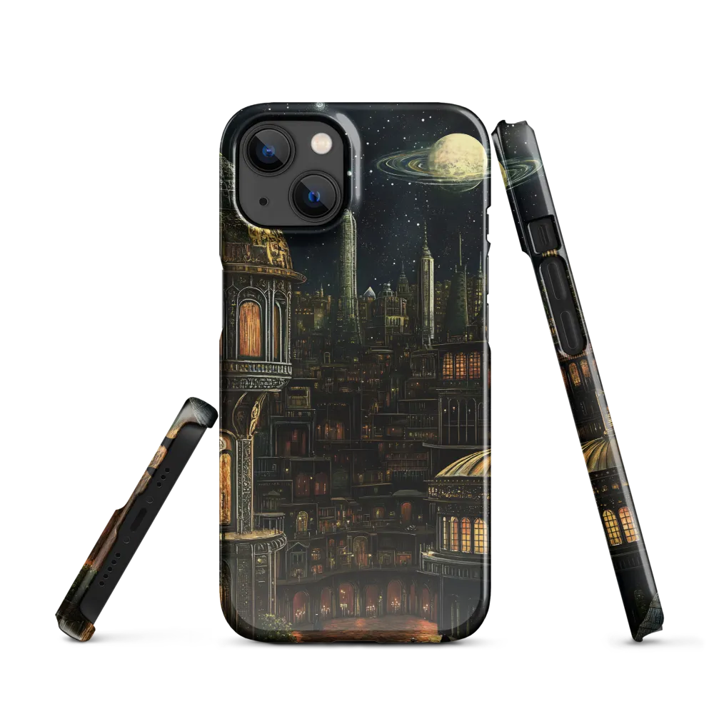 Celestial Enigma: A Surreal Cityscape