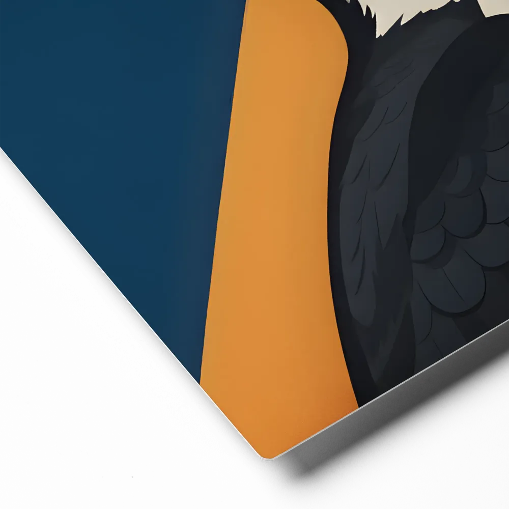 Red‑crested Woodpecker Study 
 Metal Print | 12″x 12″