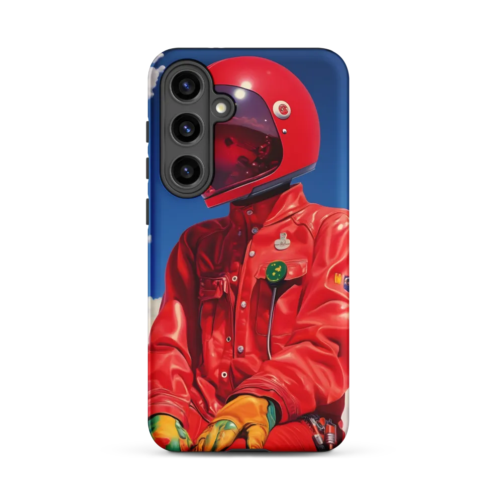 Astronaut in Crimson