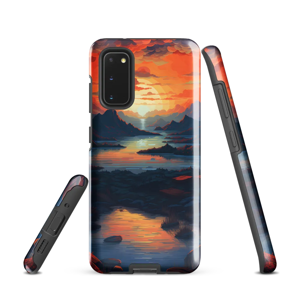 Ethereal Evening: A Digital Dusk