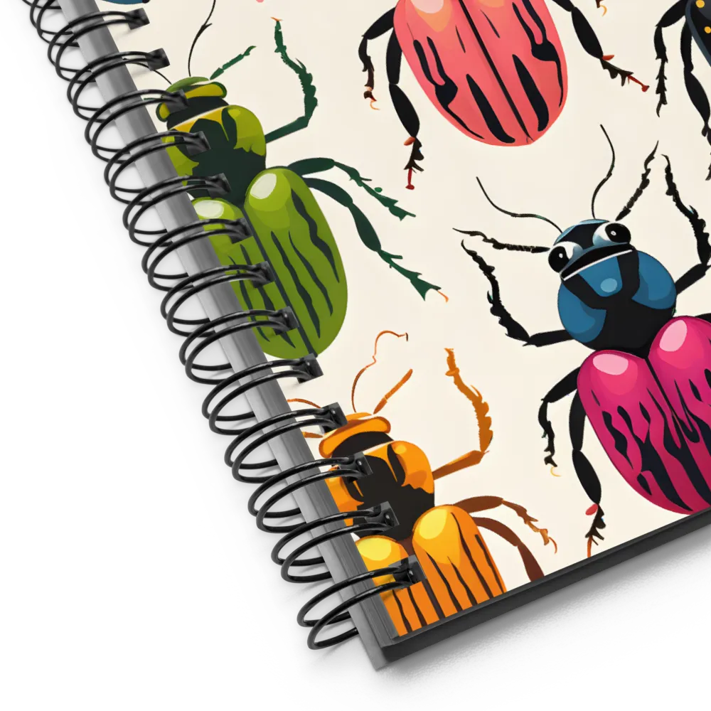 Beetle Mosaic: A Colorful Exploration of Insects | Spiral Notebook