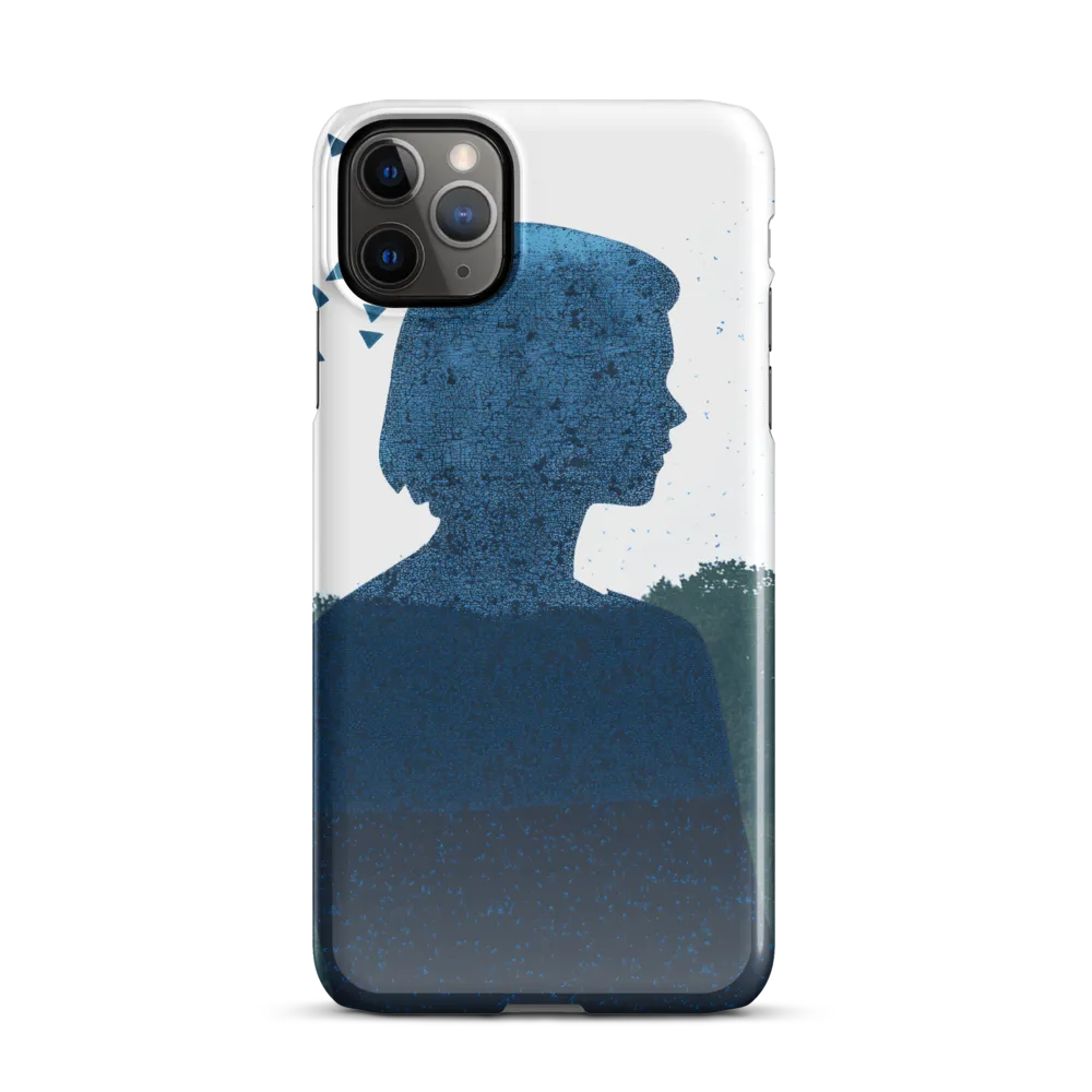 Blue Contemplation | Phone Case |  11 Pro Max | Snap Case | Glossy