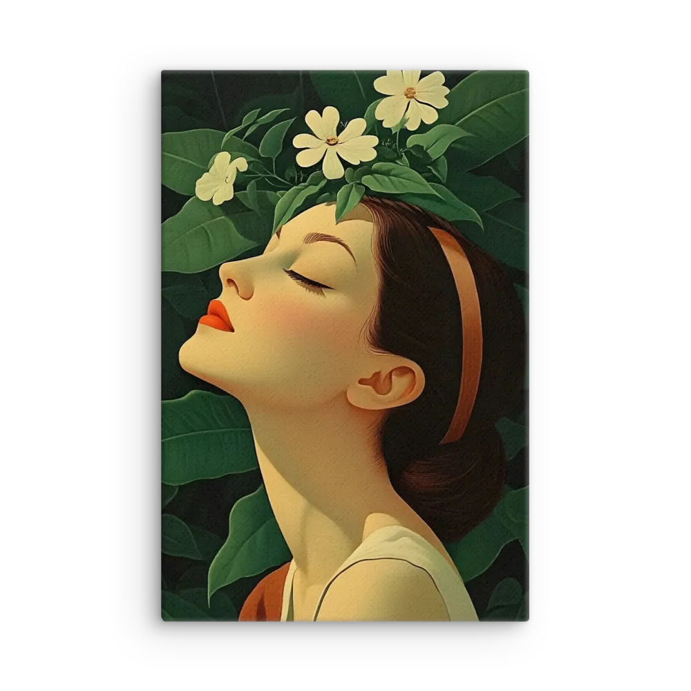 Serenity in Bloom | Thin Canvas | 12″×18″