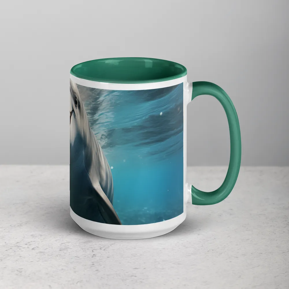 Beneath the Waves: A Dolphin's Dance