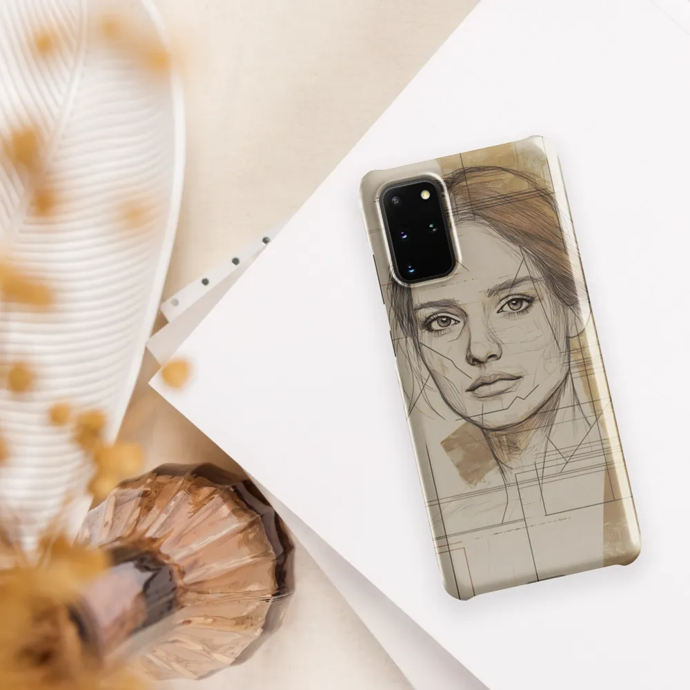 Geometric Elegance: A Modern Portrait