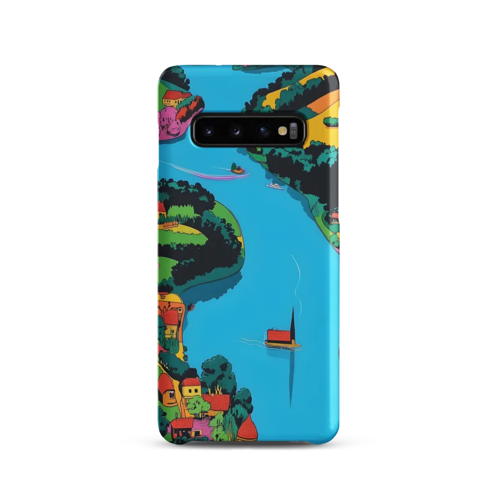 Whimsical River Landscape