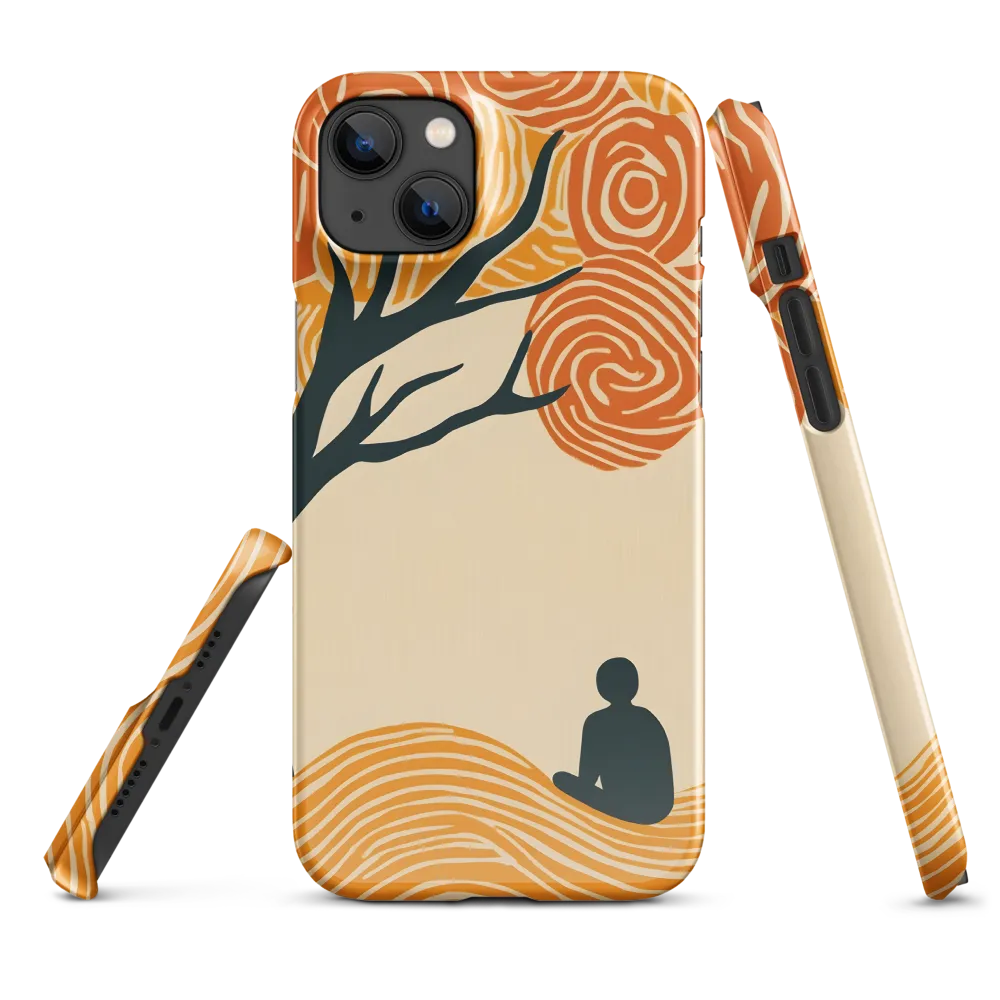 Silent Reflections under Swirling Leaves