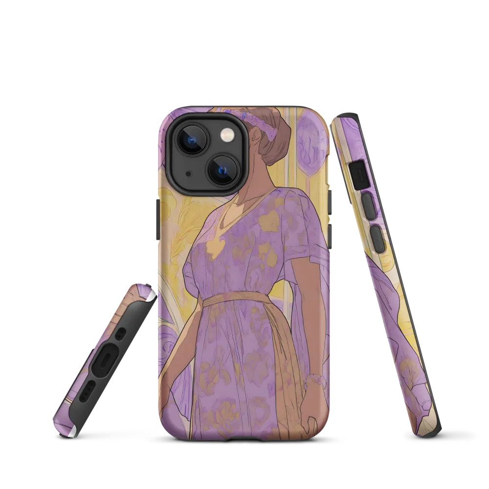 Elegance in Floral Harmony | Phone Case |  13 mini | Tough Case | Matte