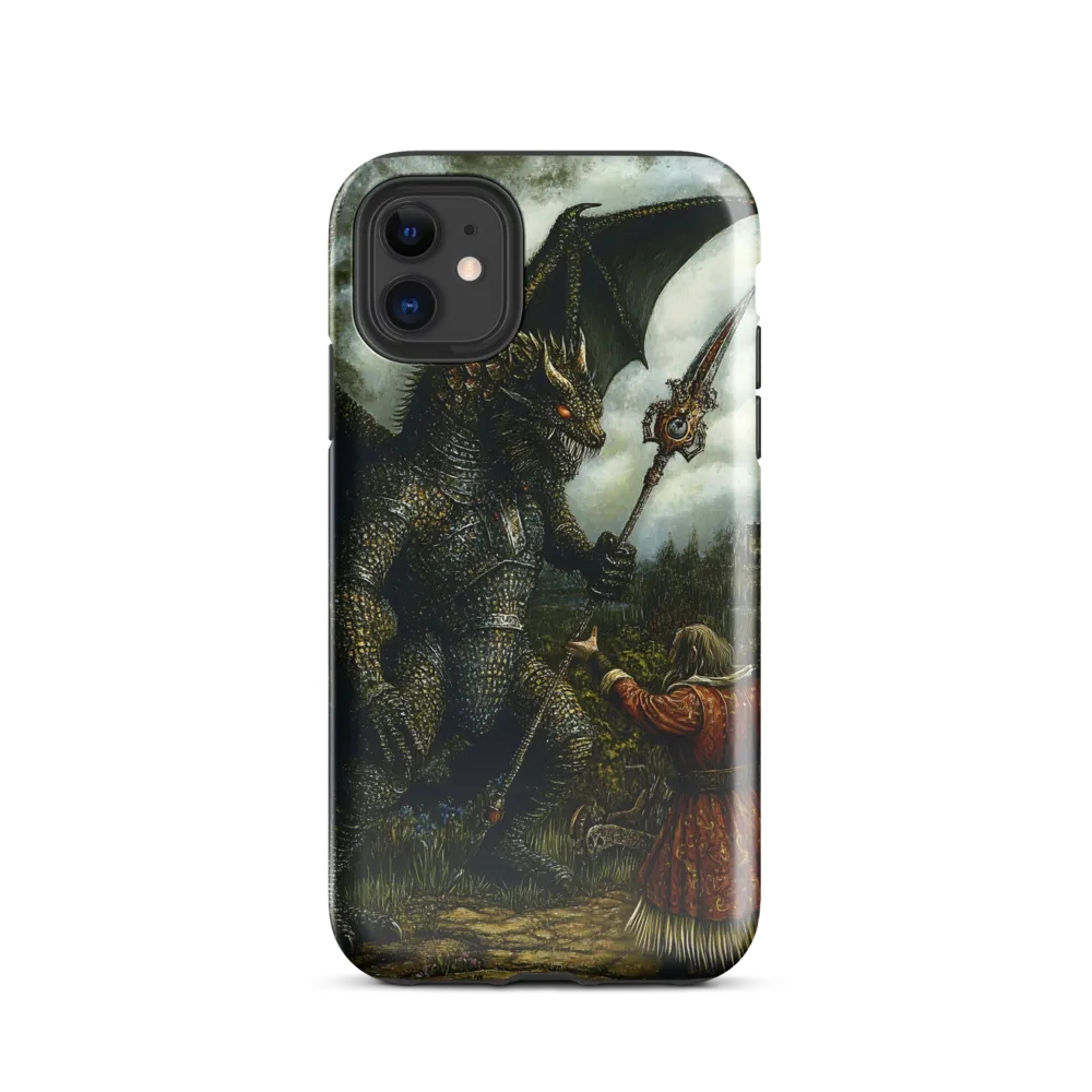 The Confrontation: Dragon vs. Wizard | Phone Case |  11 | Tough Case | Glossy