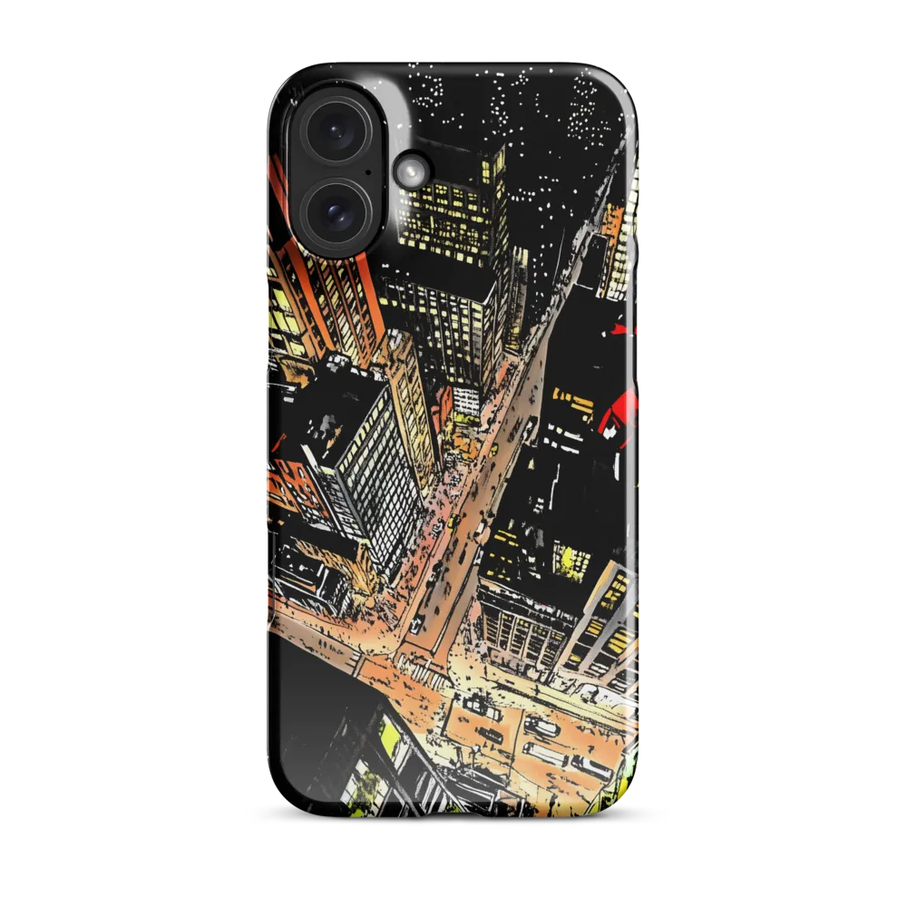 Urban Nightscape: A Bird's-eye View