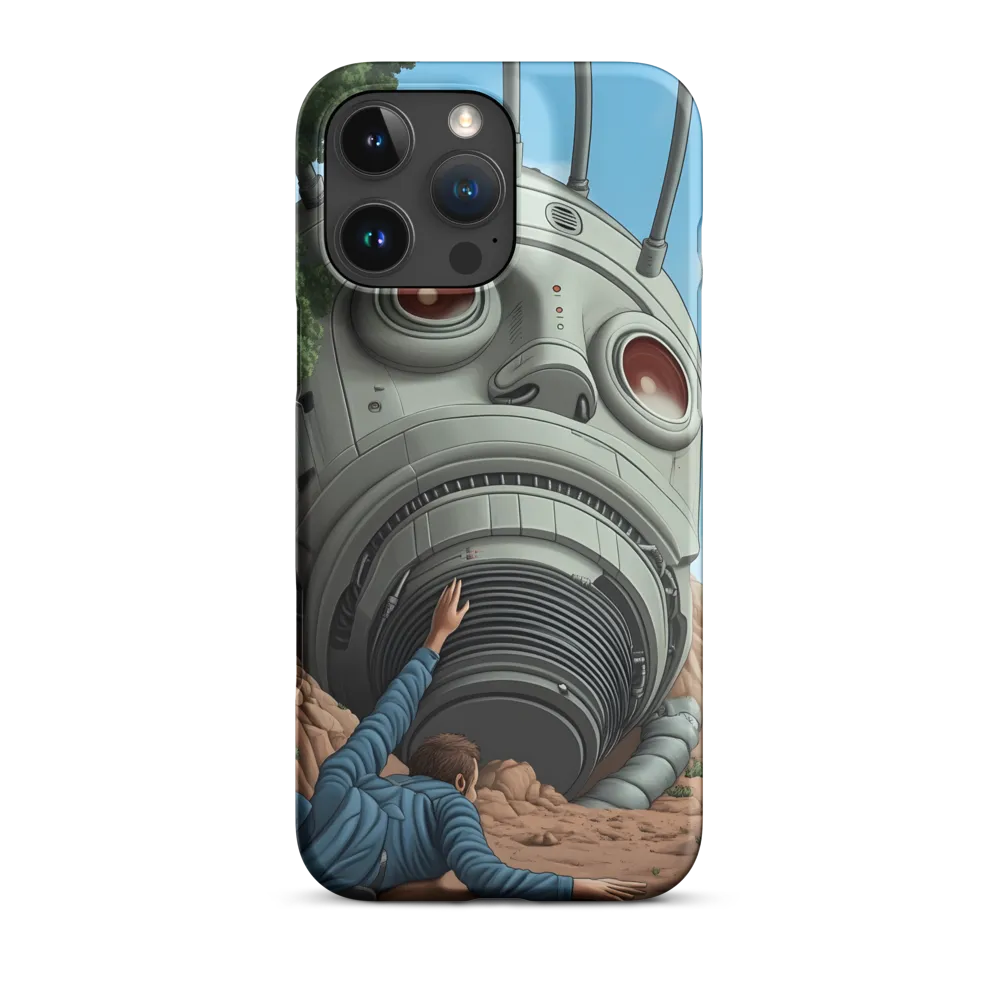 The Descent into Technological Abyss | Phone Case |  16 Pro Max | Snap Case | Matte
