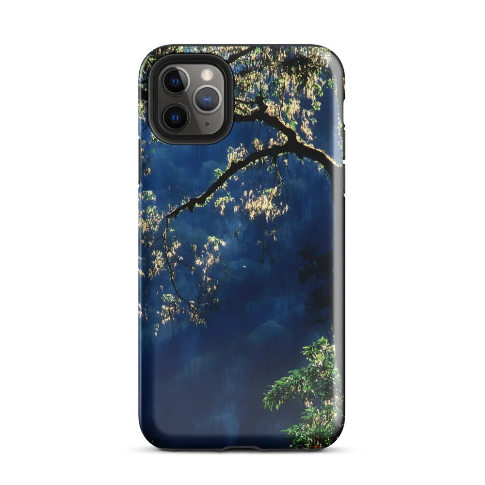 Whispers of Nature: The Silhouette of Serenity | Phone Case |  11 Pro Max | Tough Case | Glossy