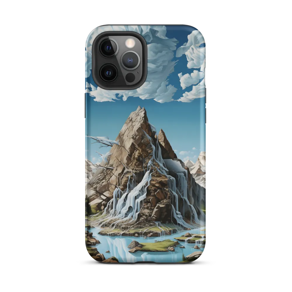 Majestic Cascade: A Mountain Masterpiece