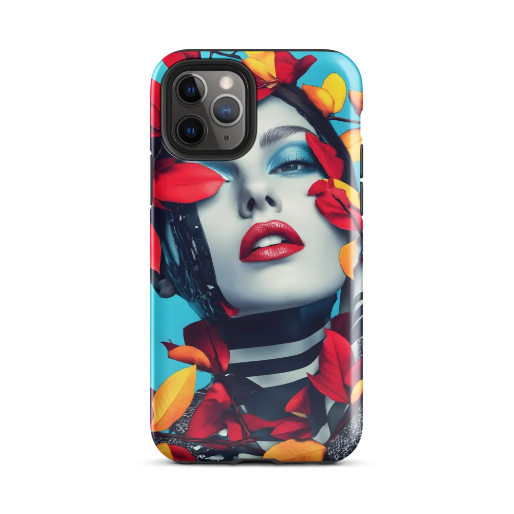 Futuristic Fusion: Nature Meets Technology | Phone Case |  11 Pro | Tough Case | Glossy