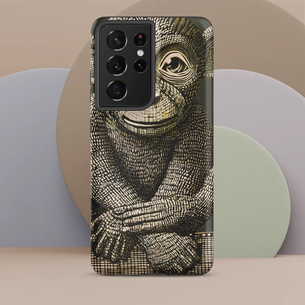 Intricate Primate Portrait