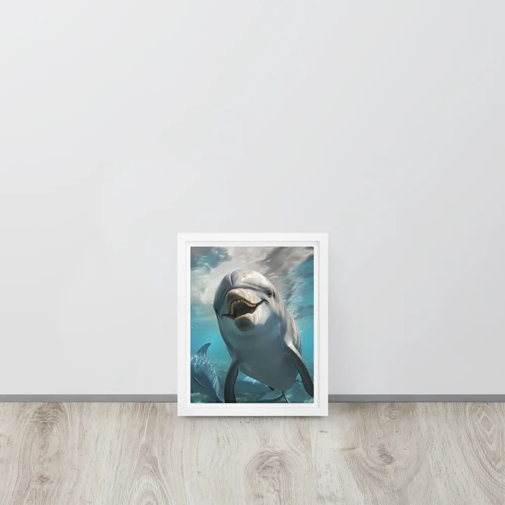 Beneath the Waves: A Dolphin's Dance
